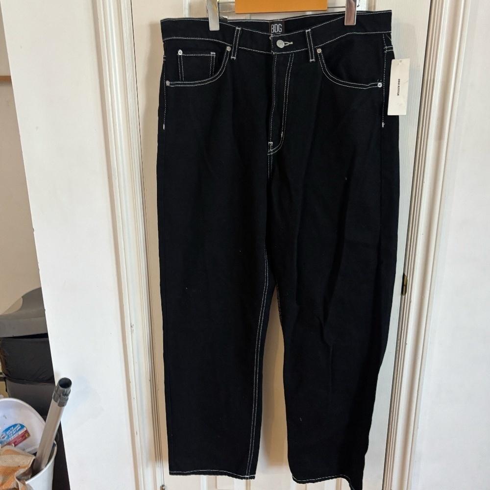 NWT urban outfitters cowboy jeans black denim * accepting offers